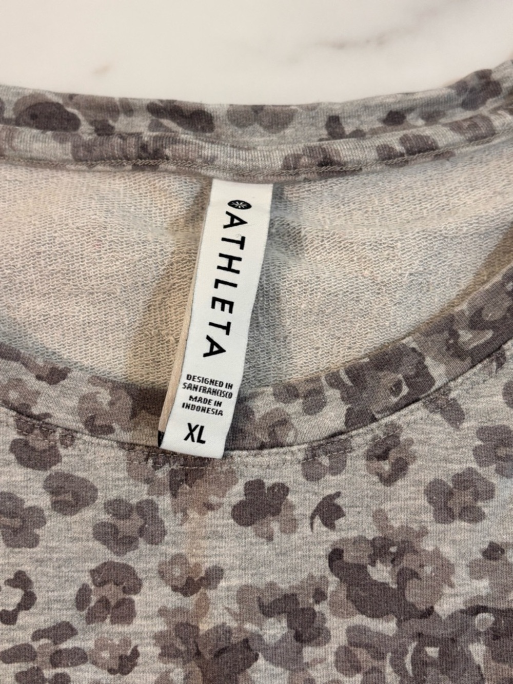 🩶Athleta🩶 Studio to Street Splatter Sweatshirt - Picture 3 of 5